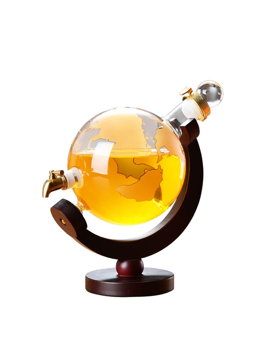 GLOBE Wine Glass & Bottle
