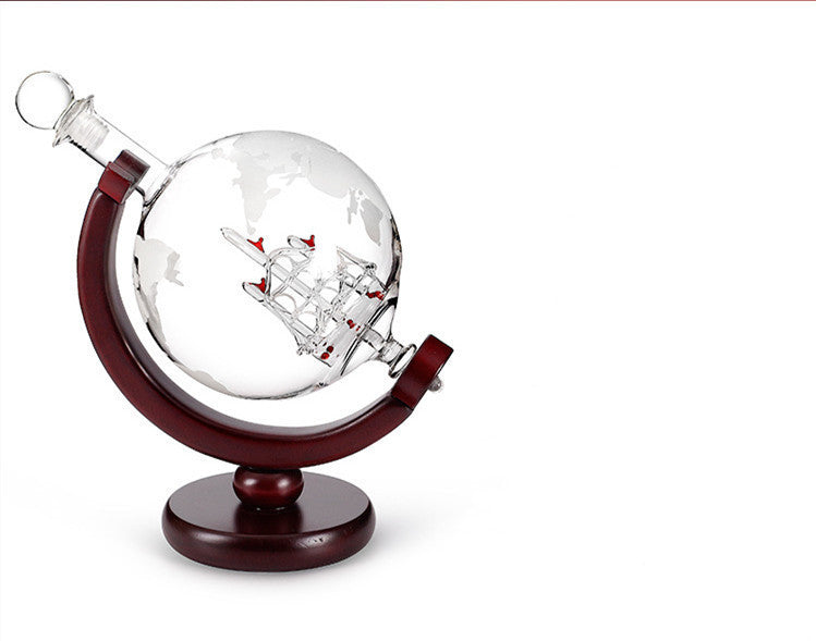 GLOBE Wine Glass & Bottle