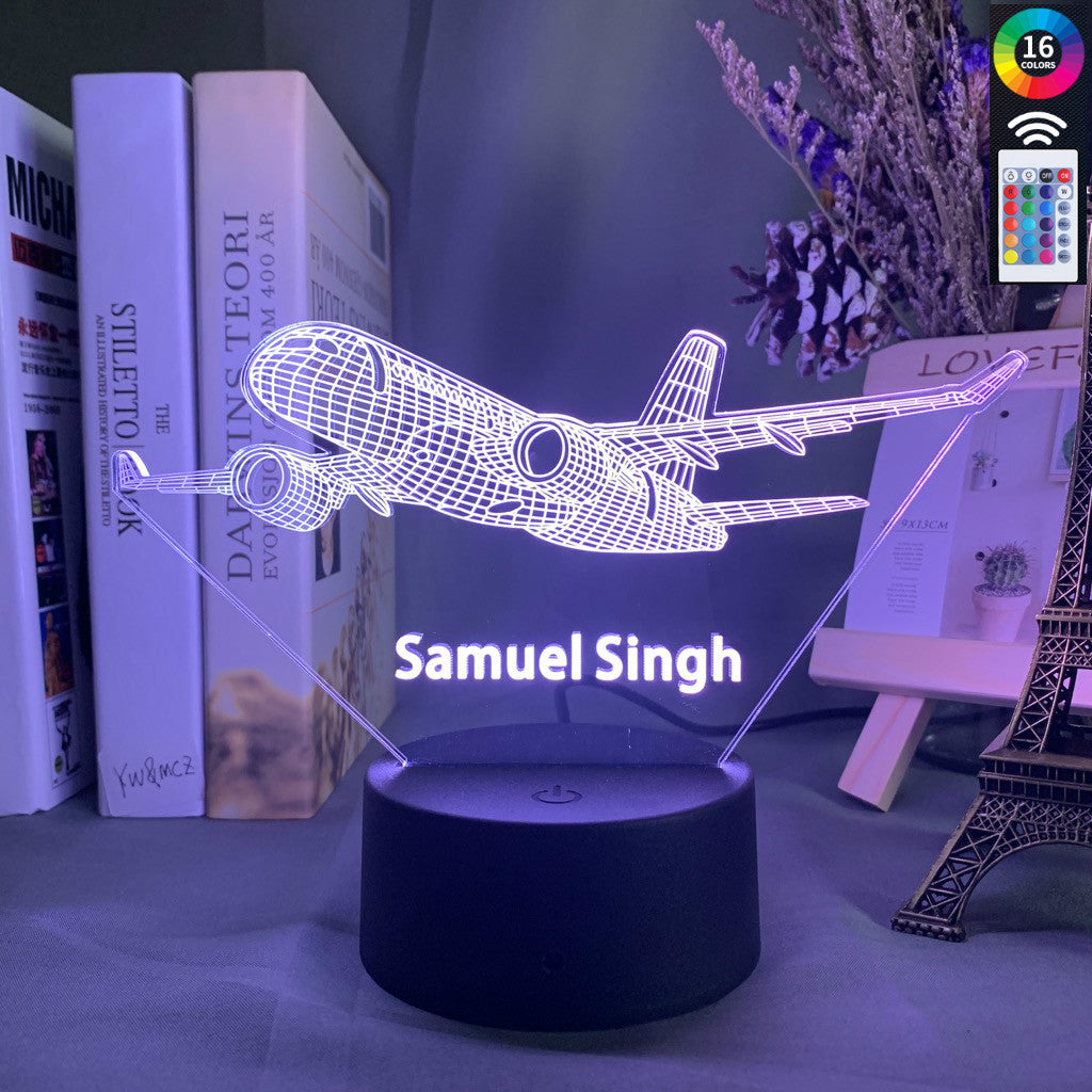 Aircraft Light Hologram | Night Light