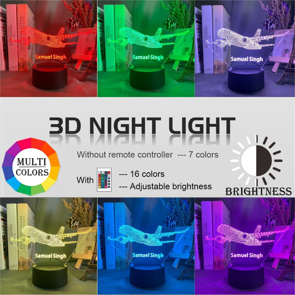 Aircraft Light Hologram | Night Light